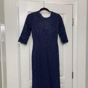 Beautiful navy elegant dress